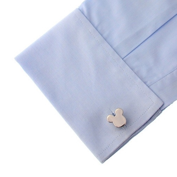 Silver Mickey Mouse Head Cufflinks - Picture 2 of 15